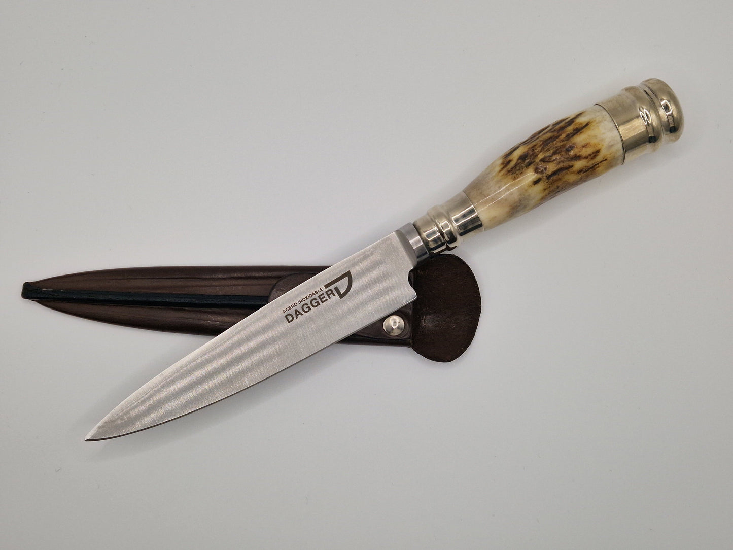 Colored Deer Antler Knife