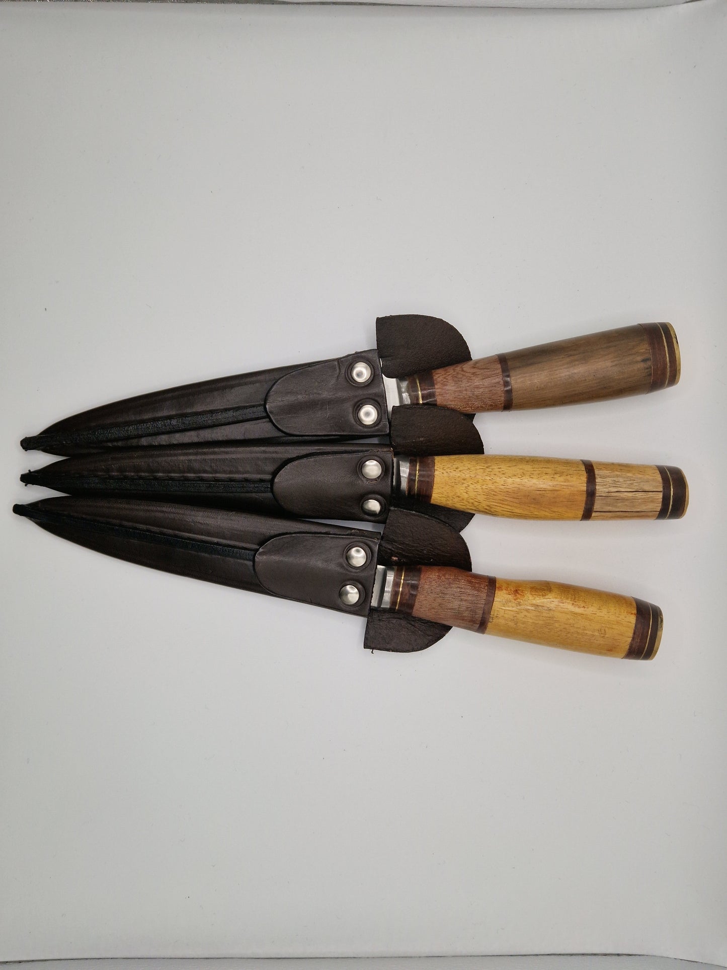 Two wood knives